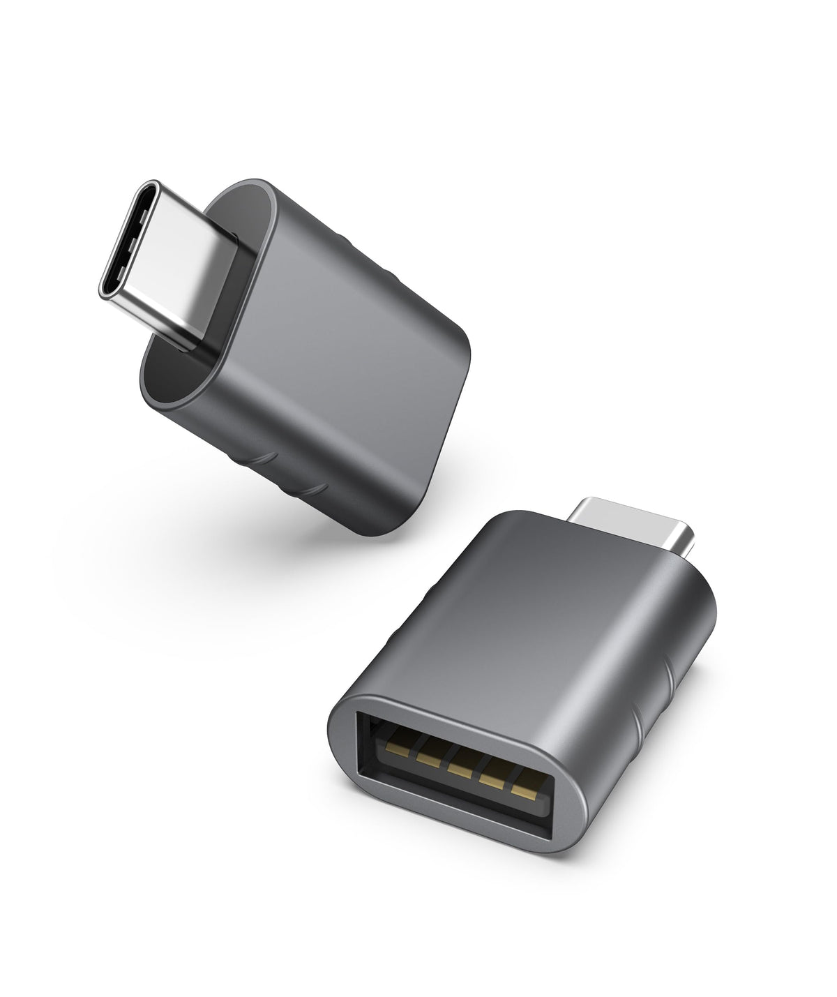 Syntech USB C to USB Adapter Pack of 2 USB 3 0 to – Space Grey