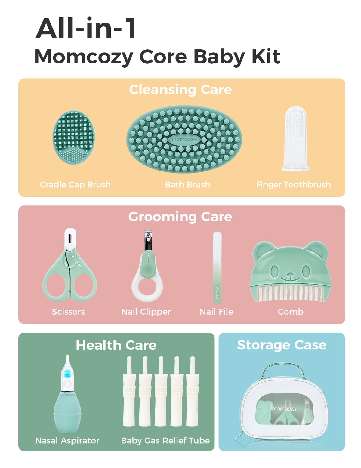 Momcozy Core Baby Kit Basic Baby Shower Gift Registry - Momcozy Official Imagery - 4