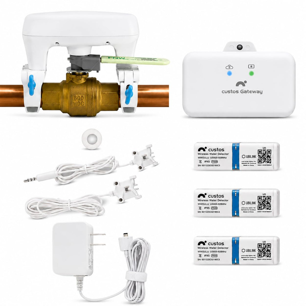 WWD Water Leak Detector Smart Water Monitor Battery Operated - CUSTOS Official Imagery - 7