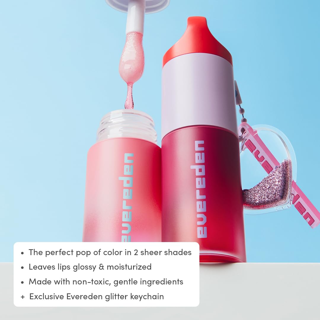 Evereden Kids Tinted Lip Oil Duo Non Sticky Vegan EWG - Evereden Official Imagery - 4