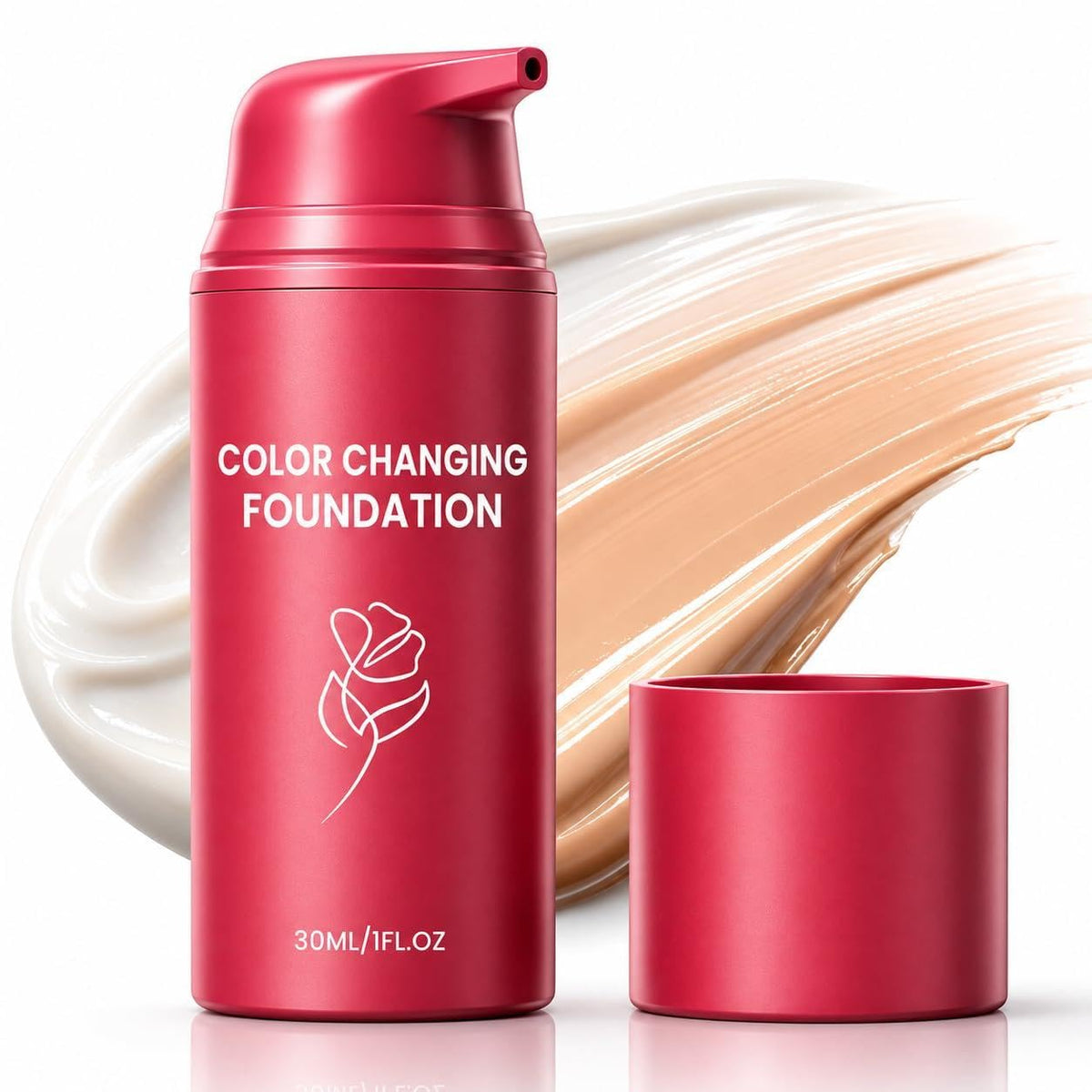 Color Changing Foundation Skin Tone Adapting Liquid - Océane Official Imagery - 2