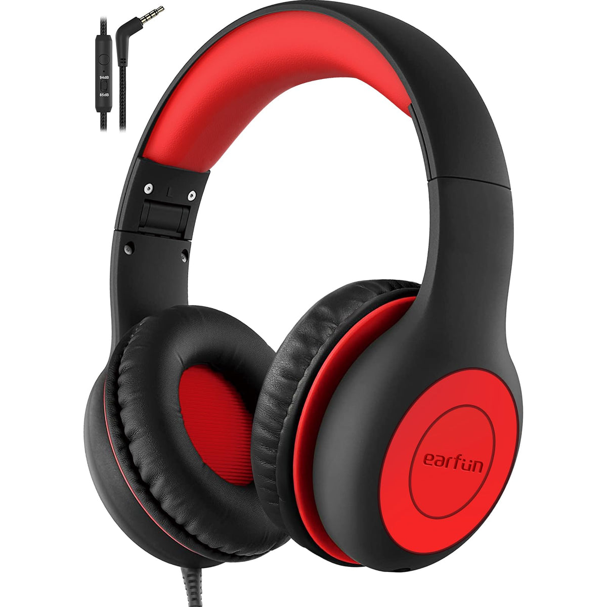 EarFun K1 Kids Headphones Wired with Mic Volume Limit – product photo (On-Ear Headphones)