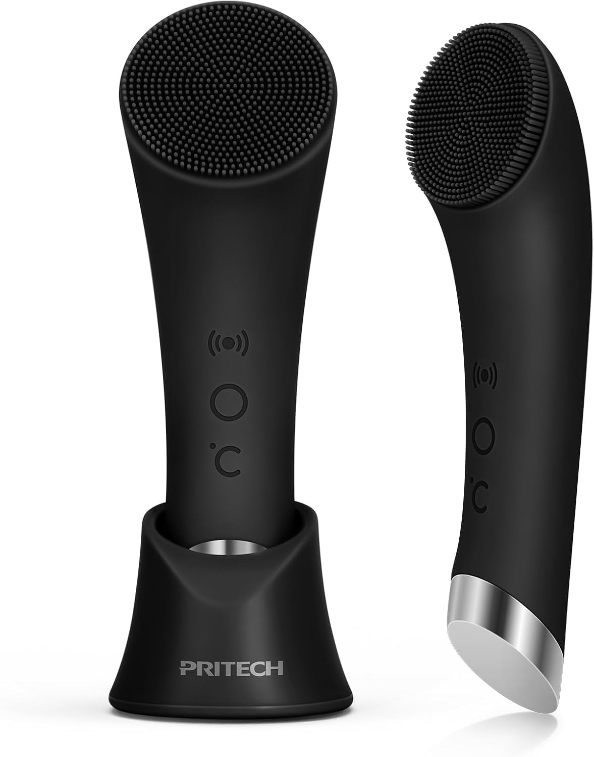 PRITECH Silicone Face Scrubber Rechargeable Facial Cleansing – close-up detail
