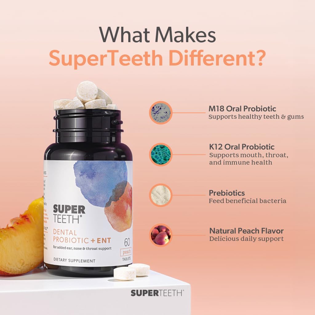 SUPER TEETH Oral Probiotics for Bad Breath Cavities ENT - SUPER TEETH Official Imagery - 3