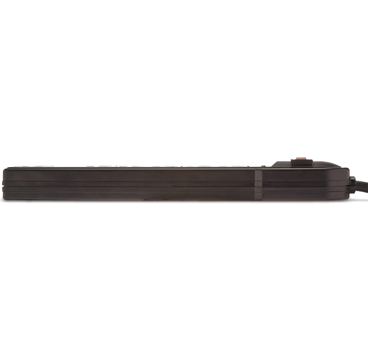 Amazon Basics 6 Outlet Surge Protector Power Strip with 200J – full view