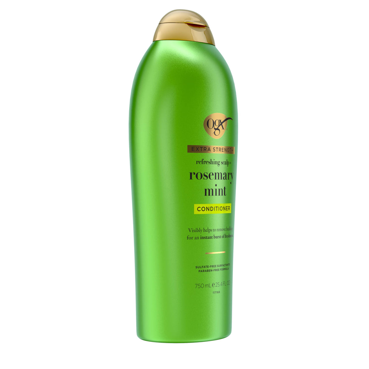OGX Extra Strength Rosemary Mint Conditioner 25 4 fl Oz – packaging and label