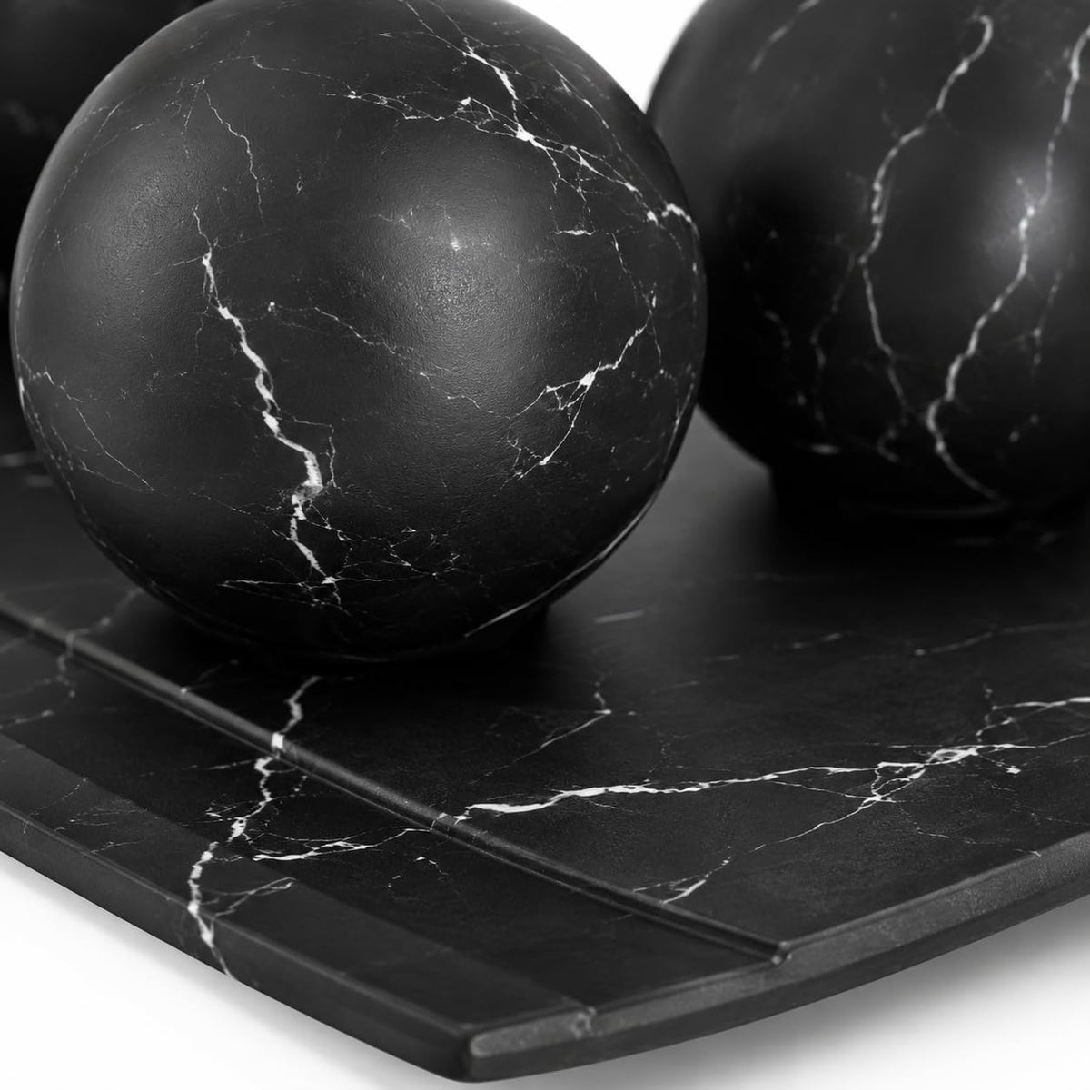 Creative Scents Black Marble Look Home Decor Bowl and Orb - Creative Scents Official Imagery - 8