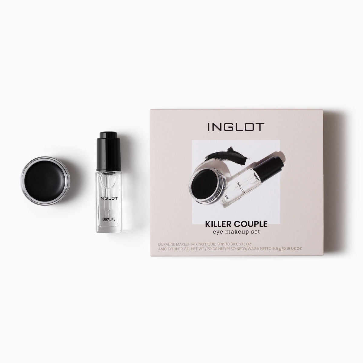 Inglot Eye Makeup Set Killer Couple Mascara Black 13 10 g - Inglot Official Imagery - 4
