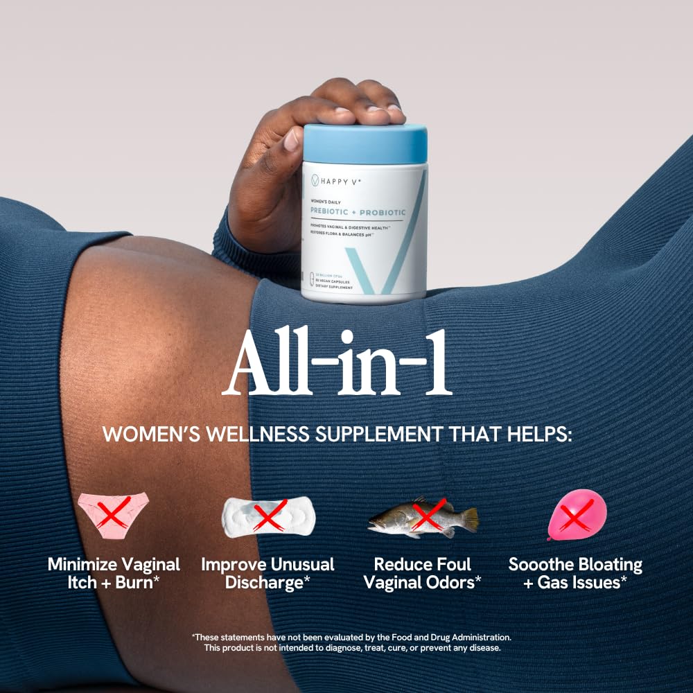 Happy V Dr Formulated Vaginal Probiotics for Women Odor Itch - Happy V Official Imagery - 5