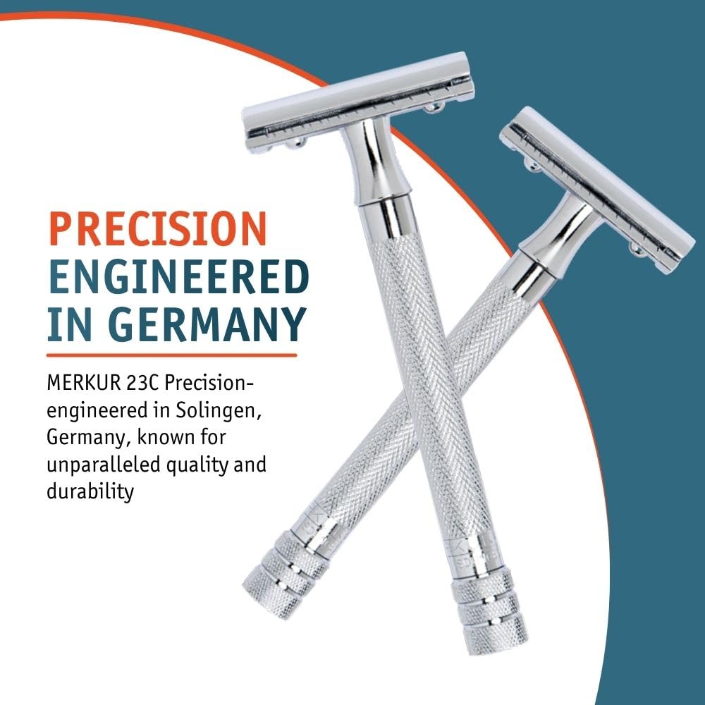 MERKUR 23C Double Edge Safety Razor - MERKUR Official Imagery - 4