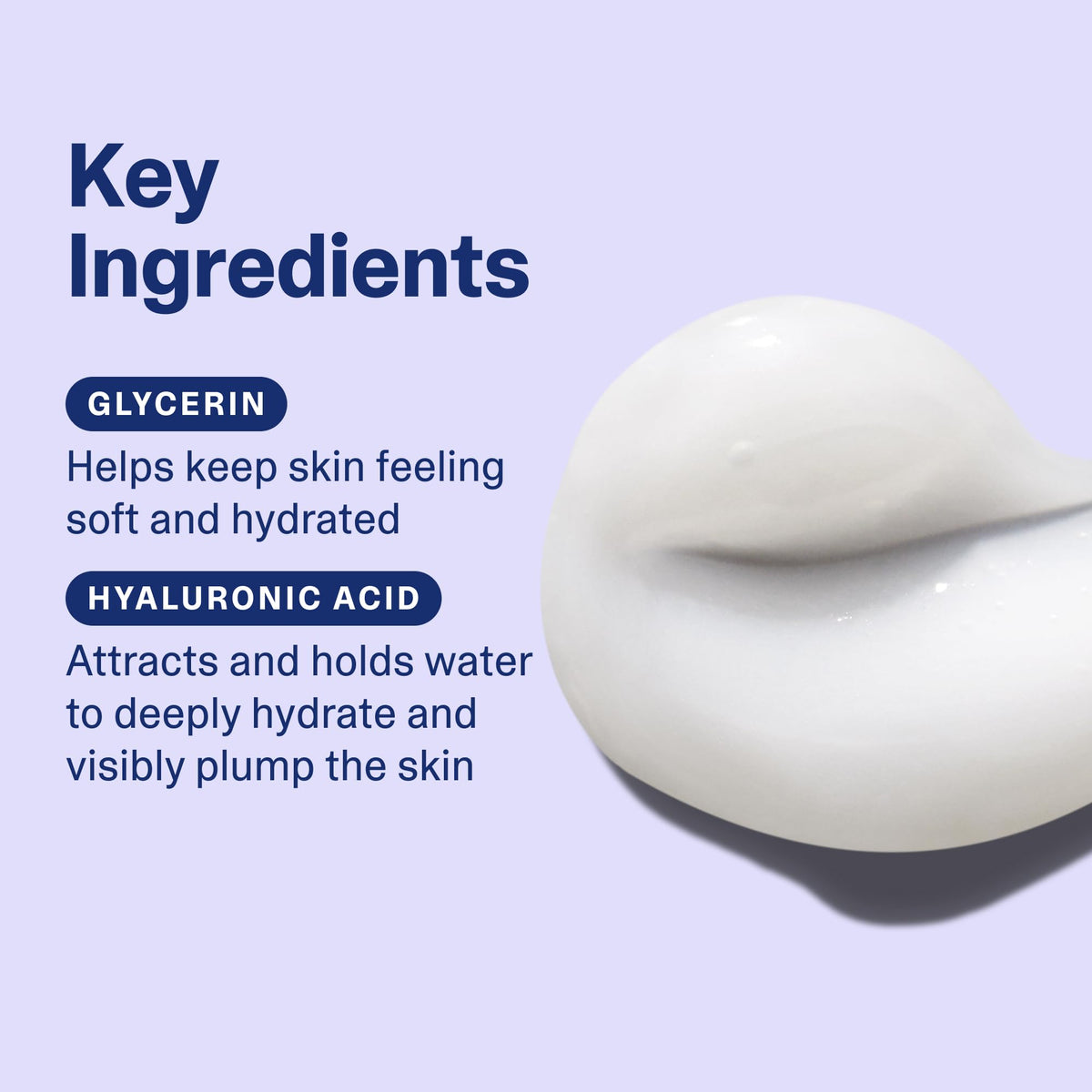 Curology Gel Face Moisturizer Hyaluronic Acid Lotion for All – back view and specifications