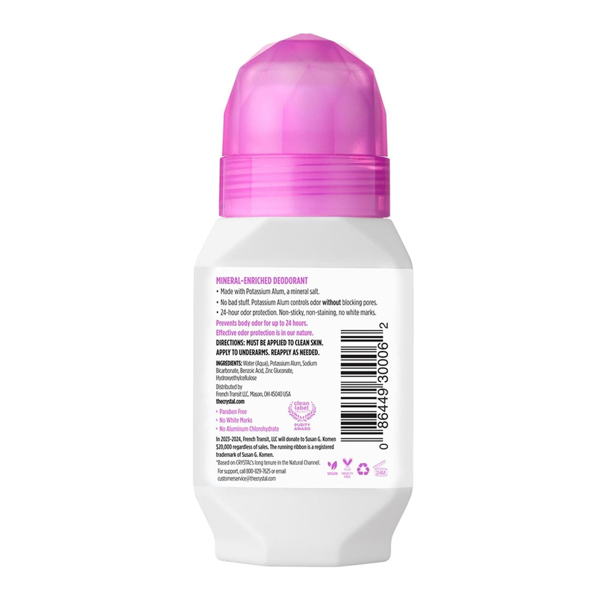Crystal Essence CRYSTAL Deodorant – close-up detail