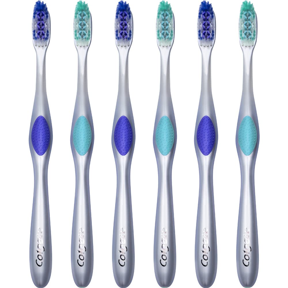 Colgate 360 Enamel Health Sensitive Toothbrush Compact Head – close-up detail