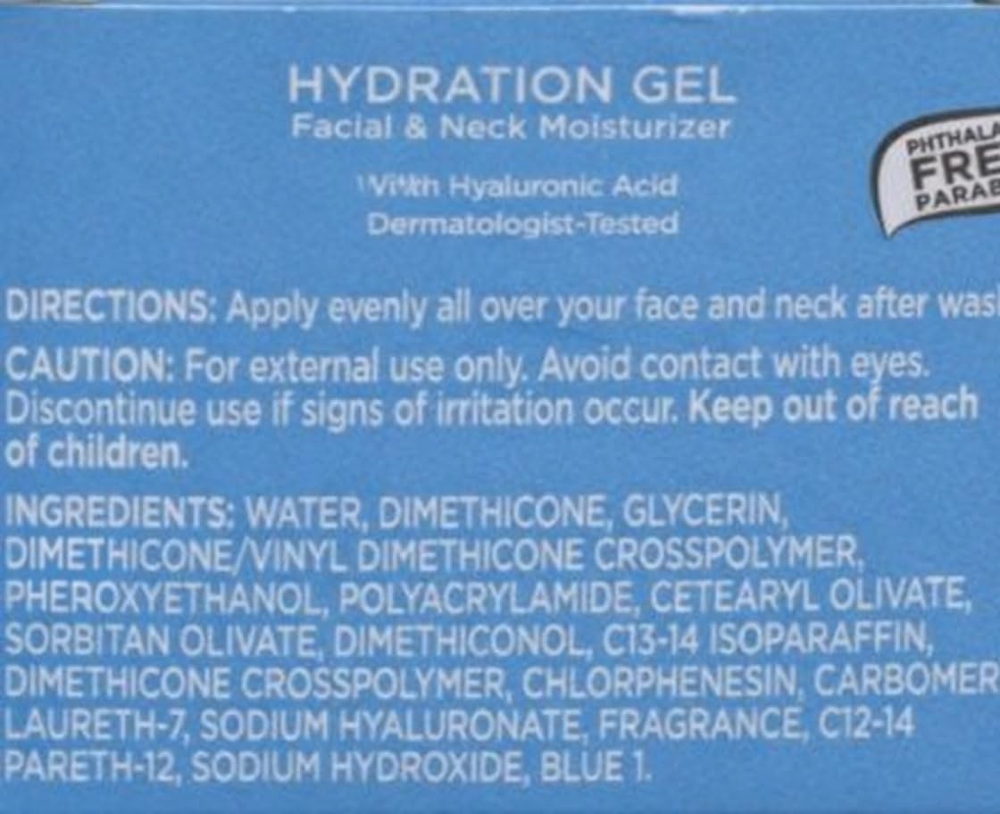Equate Hydration Gel Facial and Neck Moisturizer with - Infima Official Imagery - 3