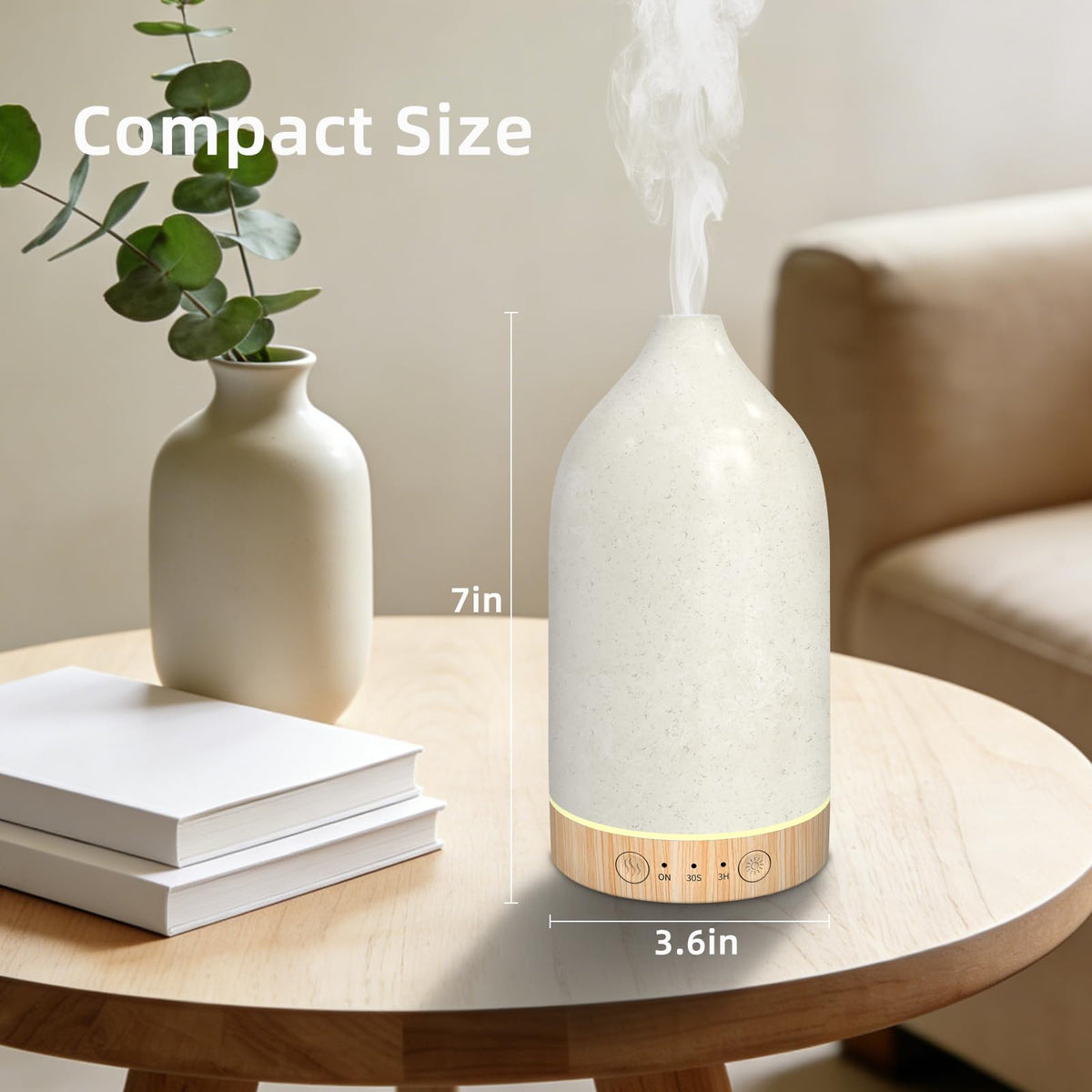 SPLITSKY 150ml Cordless Essential Oil Diffuser with - SPLITSKY Official Imagery - 3