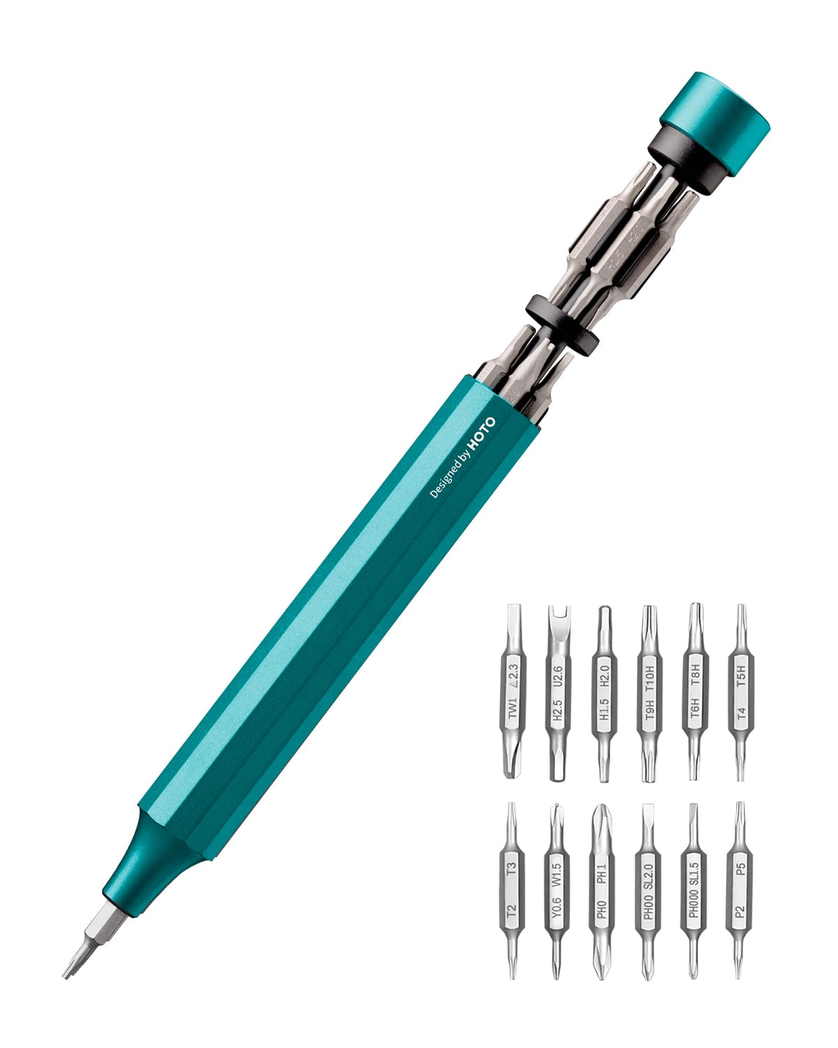 HOTO 24 in 1 Mini Screwdriver Set Eyeglass Repair Kit Dark – product photo (Multi-Bit Drivers)