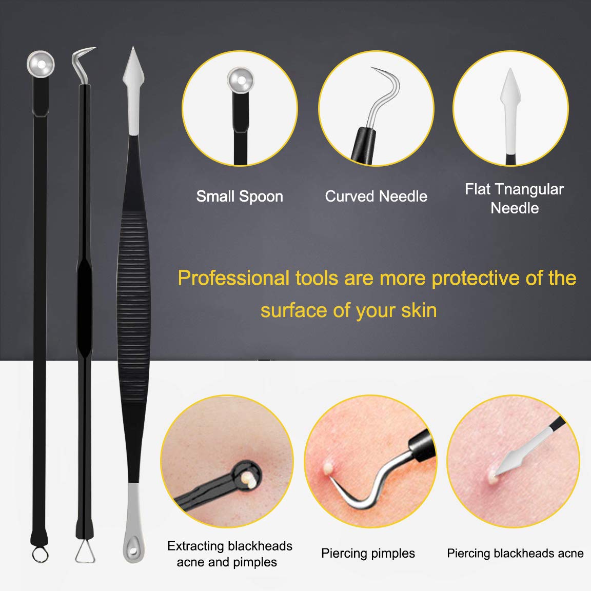 Boxoyx Pimple Popper Tool Kit – packaging and label
