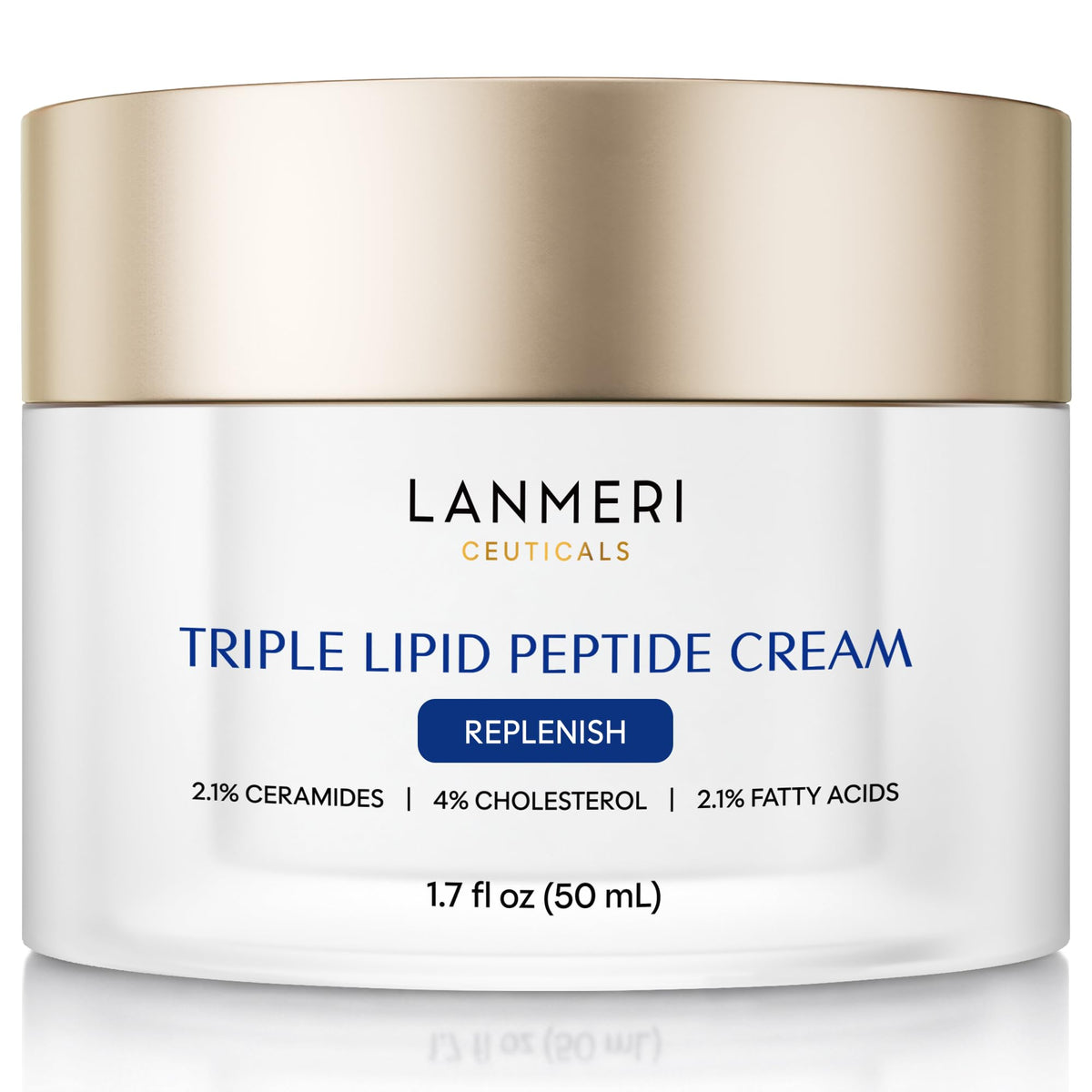 Lanmeri Triple Lipid Peptide Cream Rich Face Moisturizer - Lanmeri Official Imagery - 2