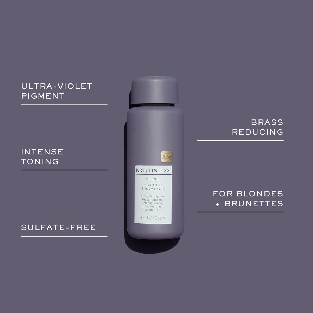 Kristin Ess Hair Purple Shampoo and Conditioner Set for - Kristin Ess Official Imagery - 5
