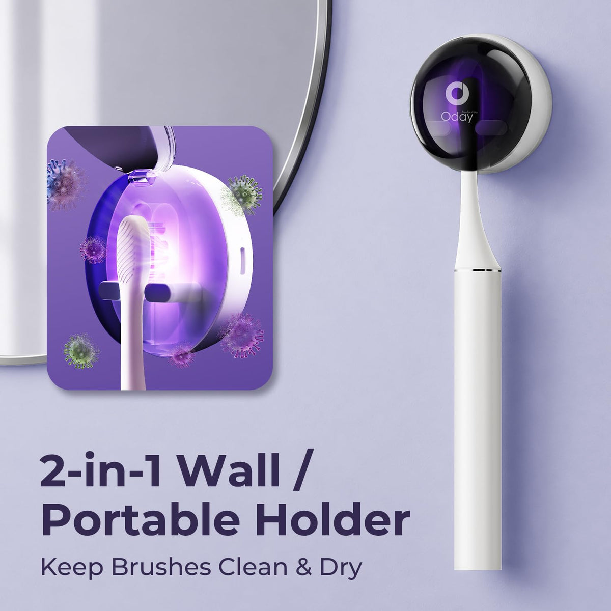 Oday Electric Toothbrush for Adults with Toothbrush - Oday Official Imagery - 3