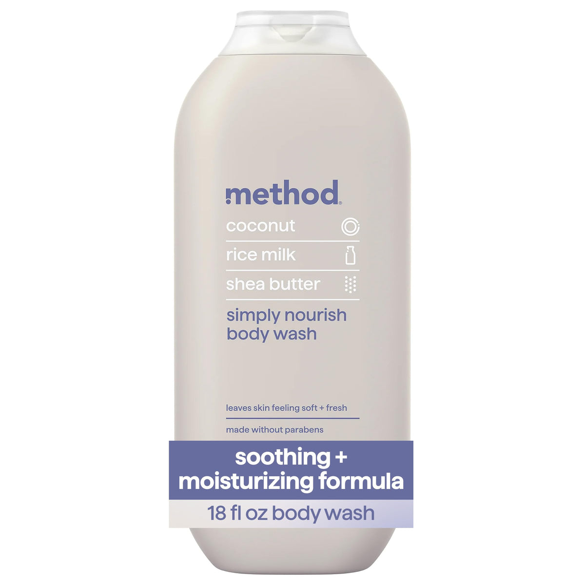 method Body Wash Simply Nourish 18 fl oz – product photo (Body Washes)