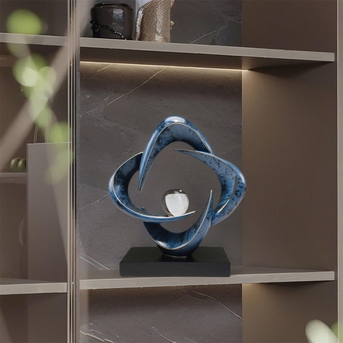 Abstract Sculpture Art Home Decor Accents Modern Decorative - LuckySunDecorQZ Official Imagery - 7
