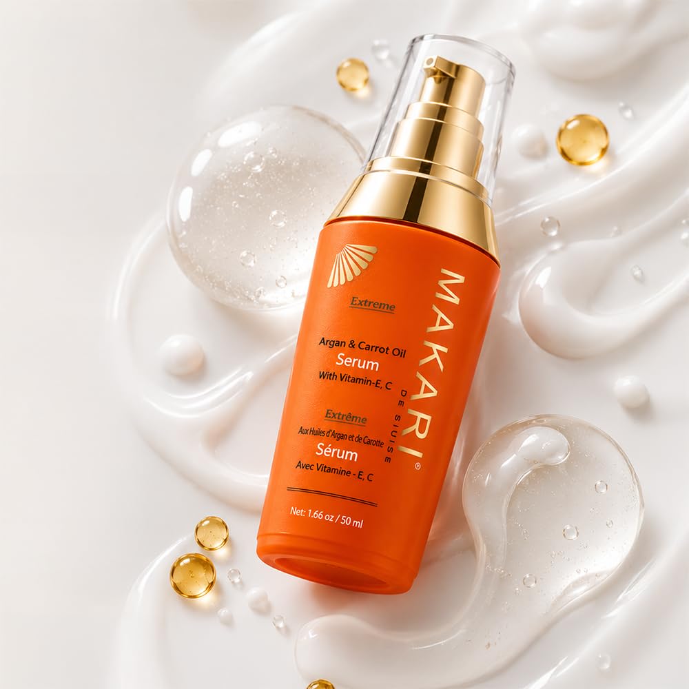 Makari Argan Carrot Oil Face Serum with Vitamins A E 1 7 Fl - MAKARI Official Imagery - 7