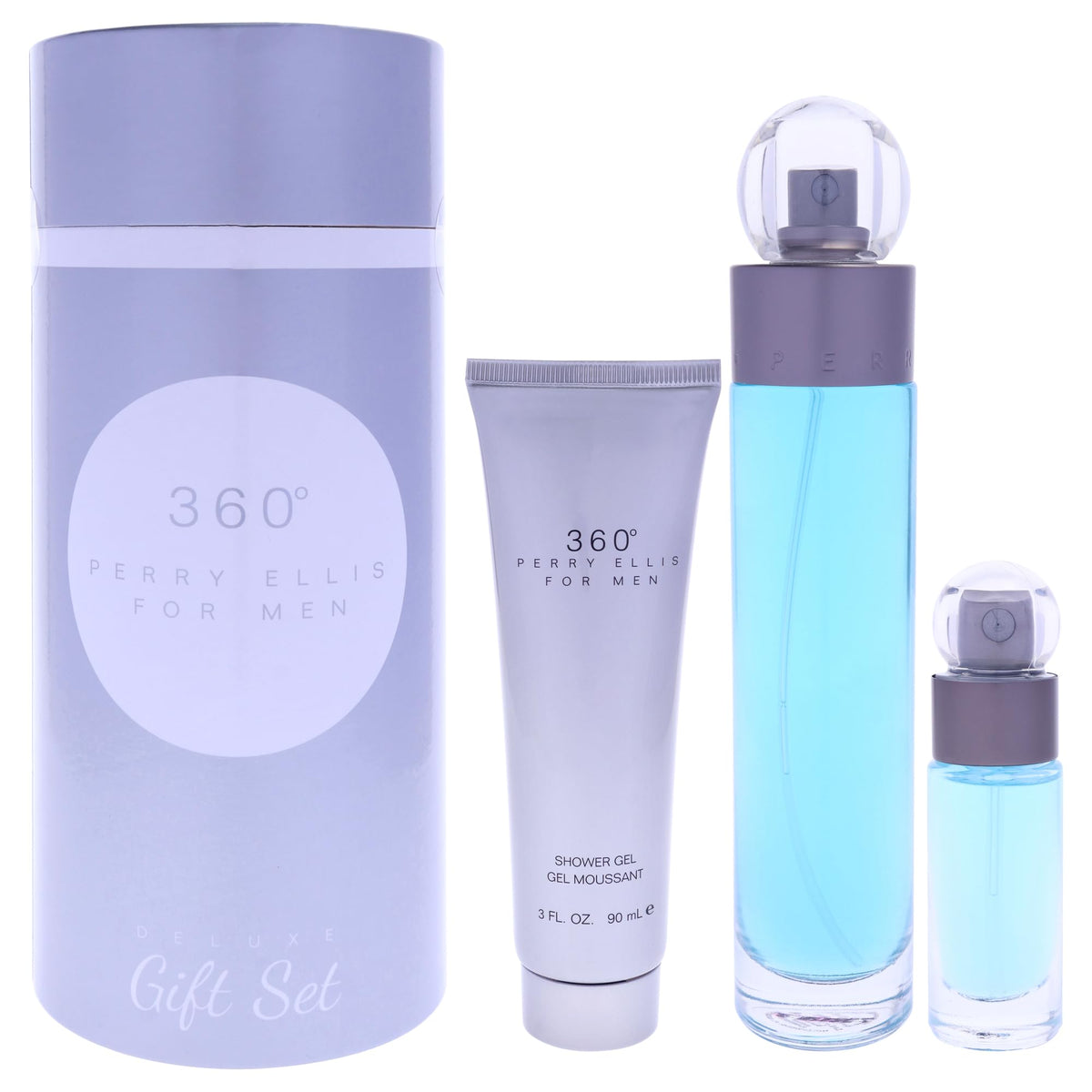 Perry Ellis 360 Very Blue For Men 4 PCS Eau De Toilette Gift - Perry Ellis Official Imagery - 5