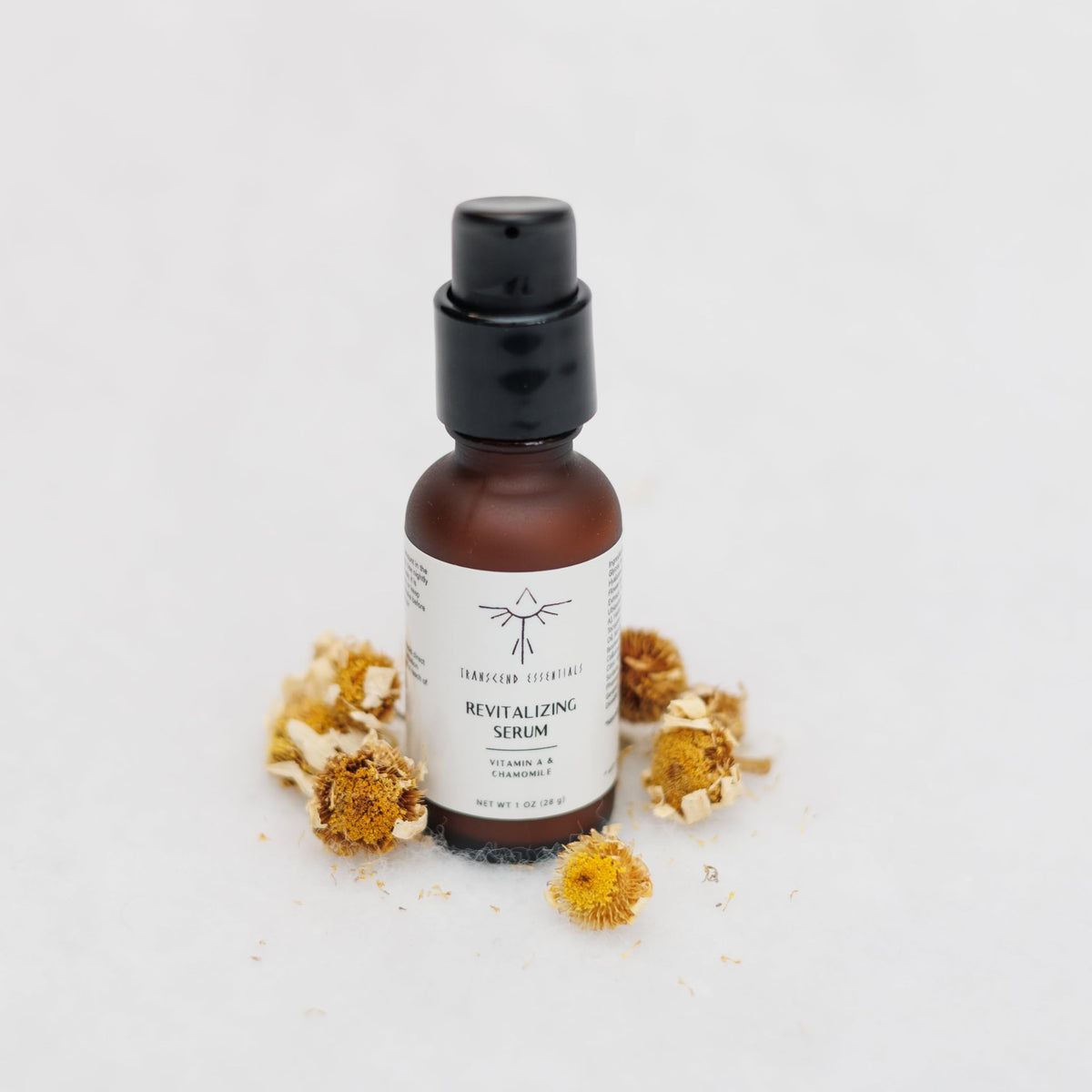 Revitalizing Serum with Vitamin A and Chamomile 1 Oz Natural - Transcend Cosmetics Official Imagery - 2