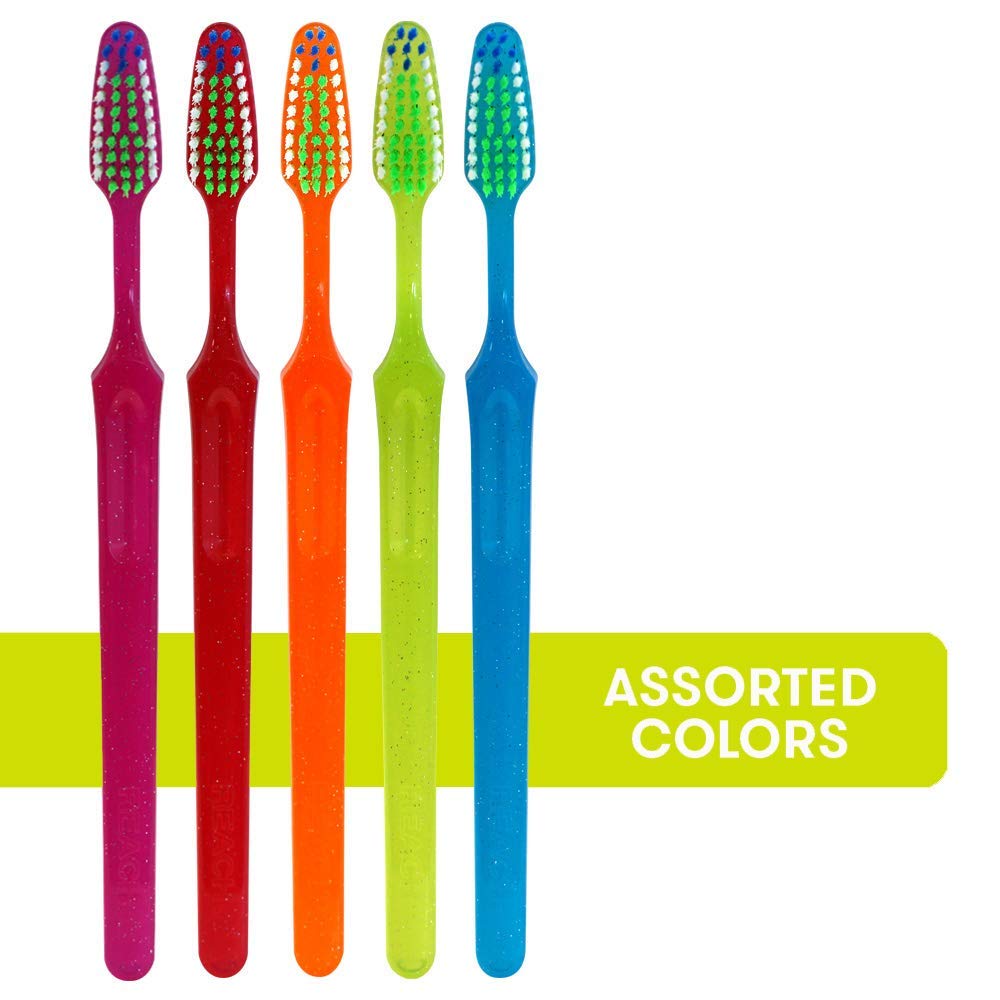 Reach Crystal Clean Firm Bristle Toothbrushes 6 Pack – packaging and label