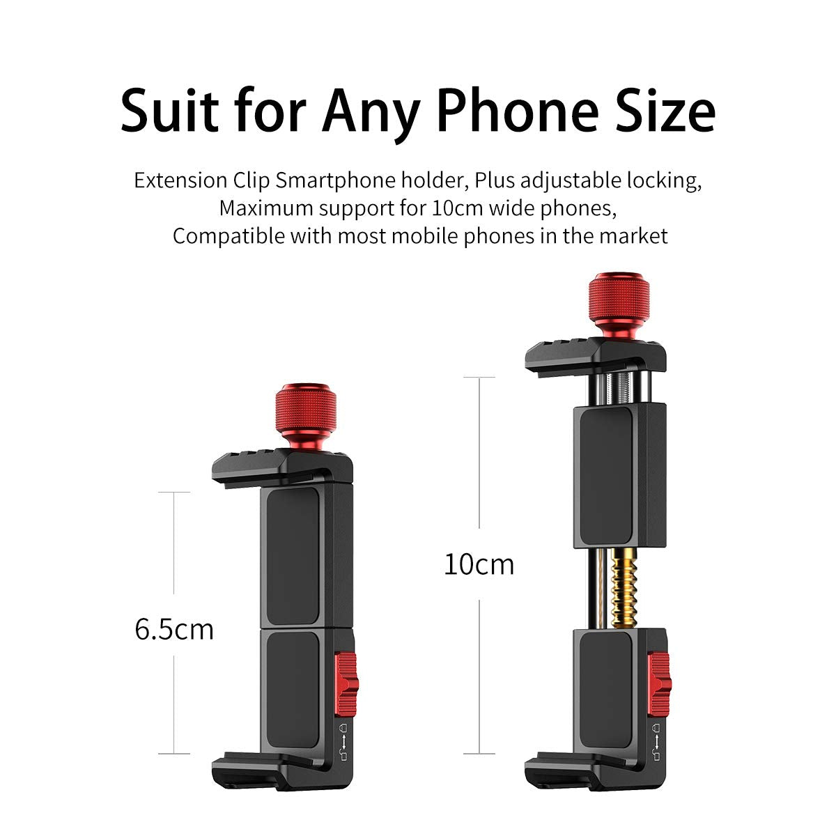 Cell Phone Tripod Mount ULANZI ST 14 Smartphone Tripod Mount - PICTRON Official Imagery - 3