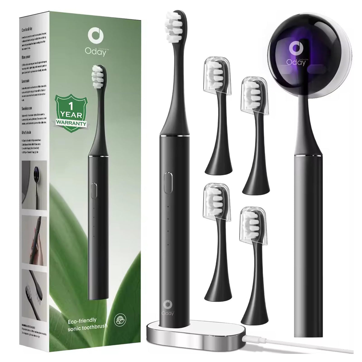 Oday Sonic Electric Toothbrush for Adults with Wall Mounted - Oday Official Imagery - 2