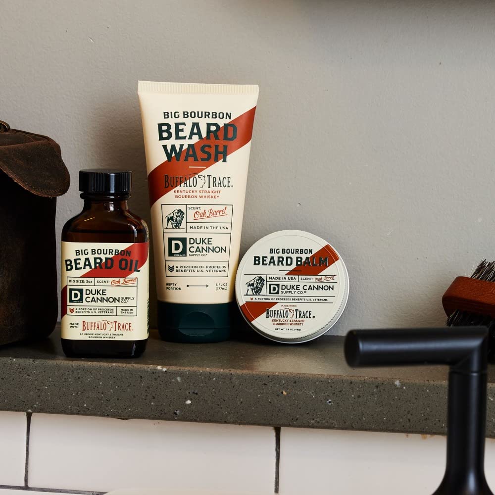 Duke Cannon Big Bourbon Beard Care Kit Oak Barrel Scent 3 - Duke Cannon Supply Co. Official Imagery - 7