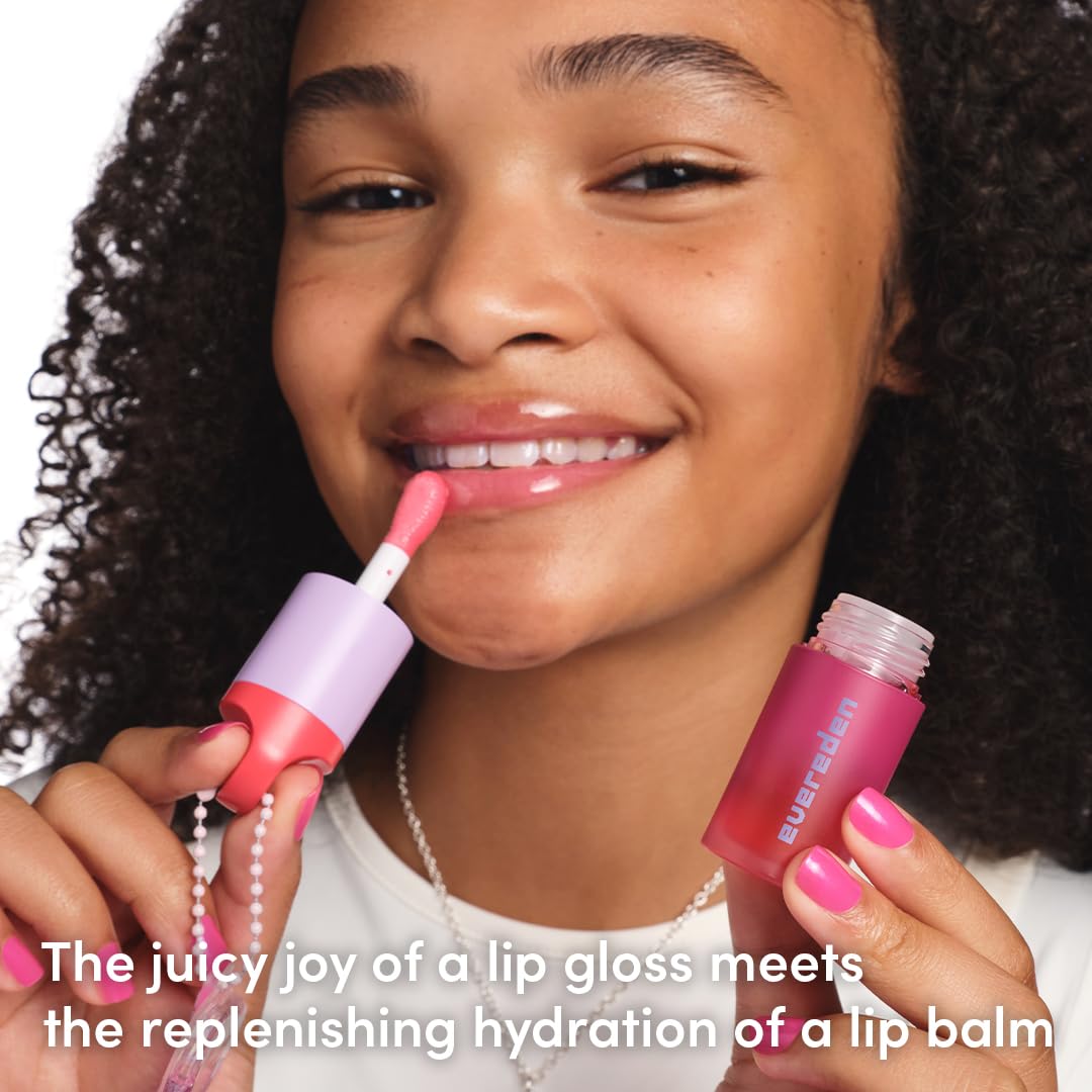 Evereden Kids Tinted Lip Oil Duo Non Sticky Vegan EWG - Evereden Official Imagery - 8