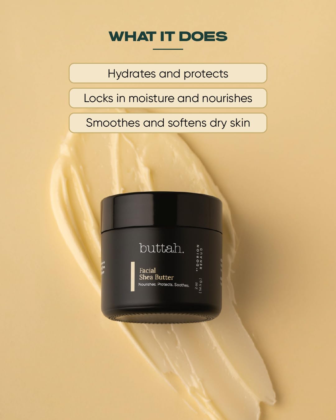 buttah. by Dorion Renaud Buttah Skin Facial Shea Butter 2oz – full view