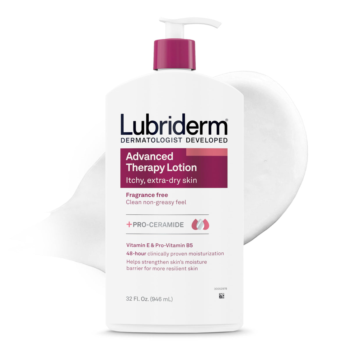 Lubriderm Advanced Therapy Hand Body Lotion Fragrance Free – product photo (Lotions)