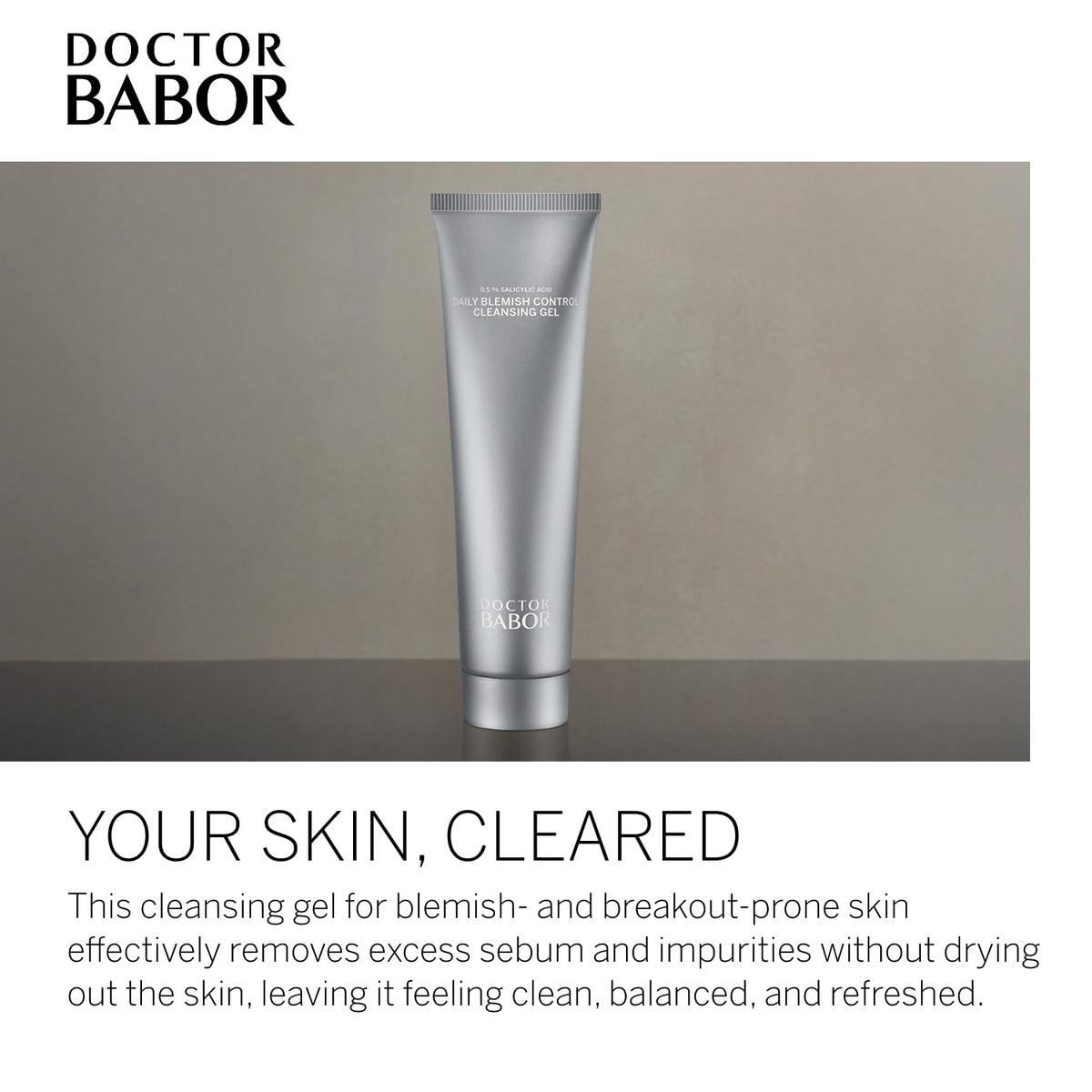 BABOR DOCTOR Daily Blemish Control Cleansing Gel with - BABOR Official Imagery - 3