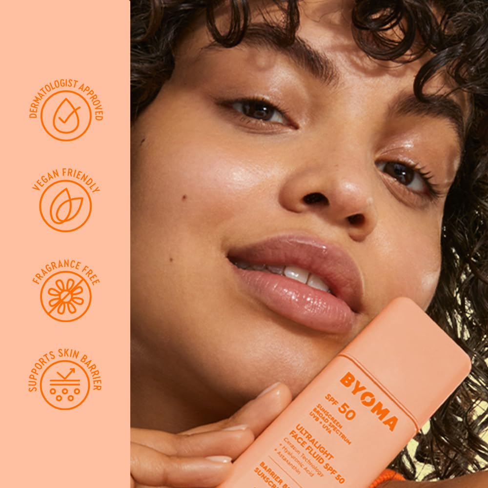 BYOMA Sunscreen – back view and specifications