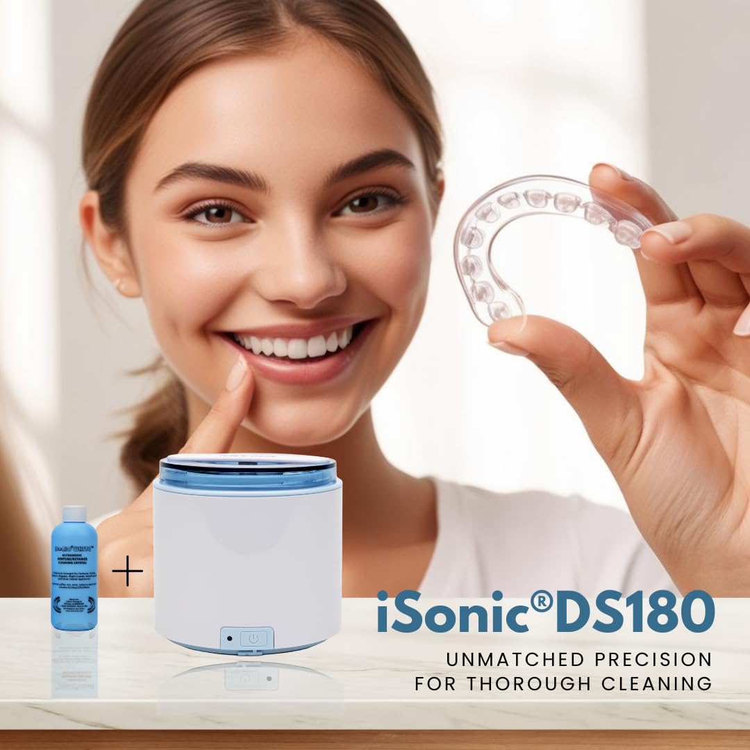 iSonic DS180 Portable Ultrasonic Denture Retainer Cleaner - iSonic Official Imagery - 5
