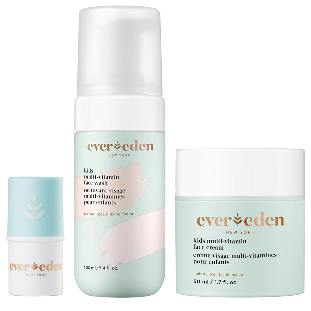 Evereden Kids Happy Face Duo Melon Juice and Lip Balm - Evereden Official Imagery - 2