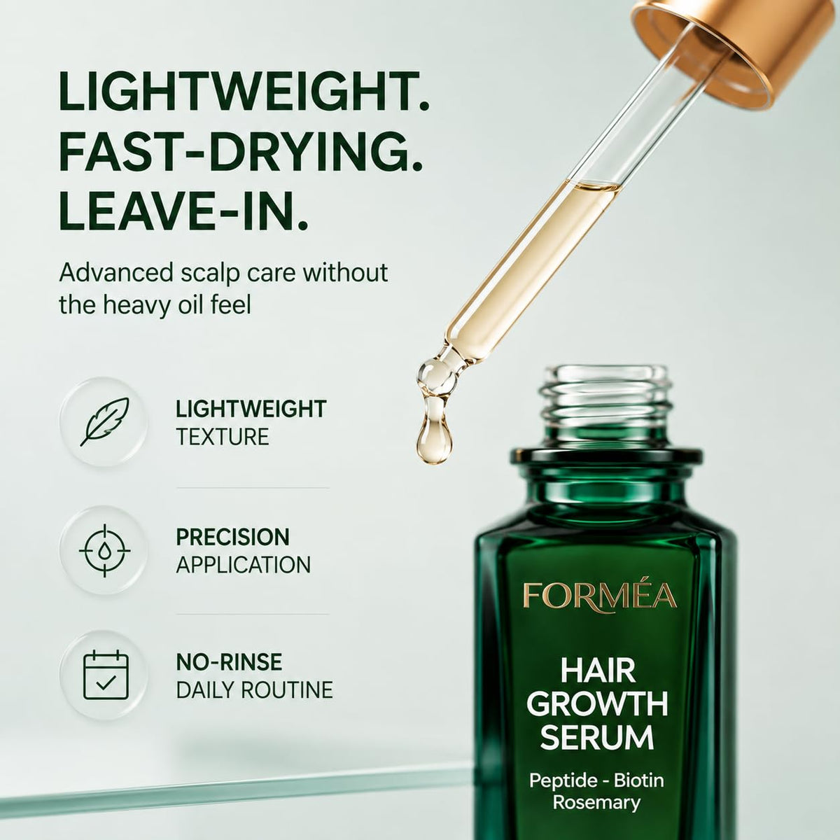 Hair Density Serum for Thinning Hair Multi Peptide 2DDR - Forméa Official Imagery - 7
