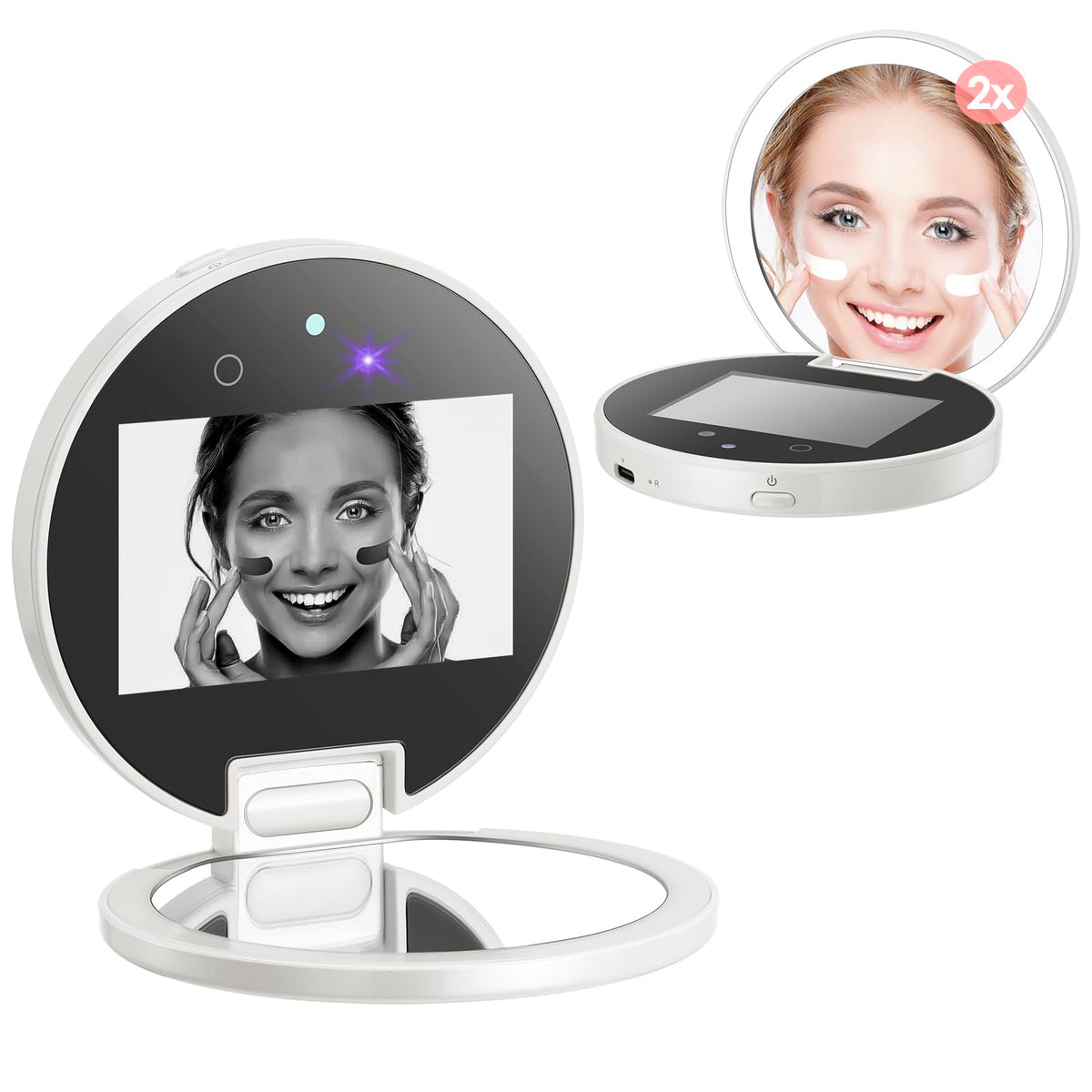 UV Camera for Sunscreen Test with 2X Magnifying Vanity - Vanexiss Official Imagery - 1