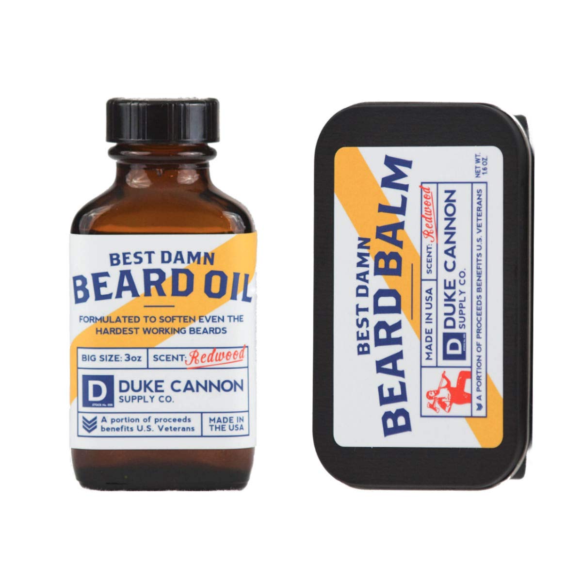 Duke Cannon Best Beard Bundle Redwood Oil Balm Travel Size 2 - Duke Cannon Supply Co. Official Imagery - 7