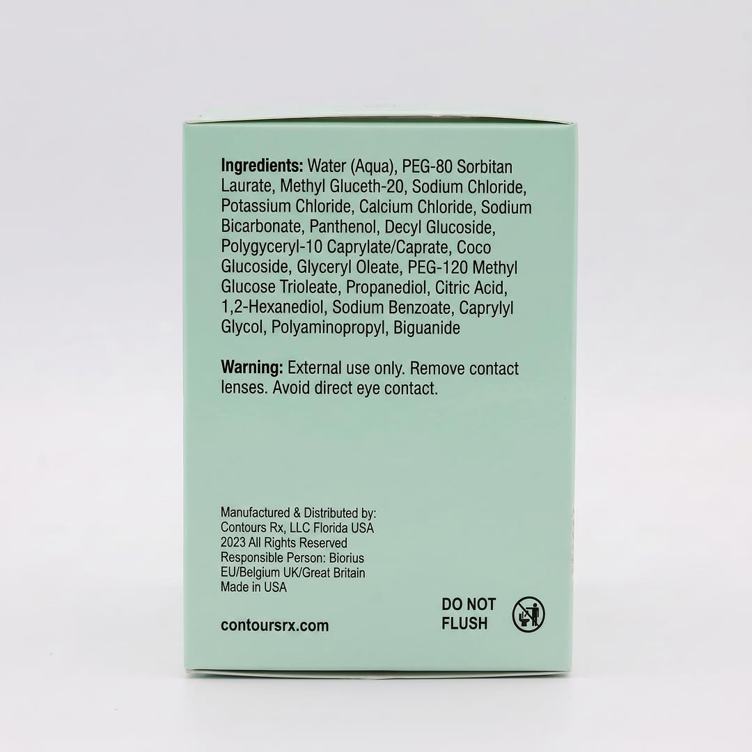 Contours Rx B5 Eyelid Cleansing Wipes Exfoliating Skin Prep - Contours Rx Official Imagery - 4