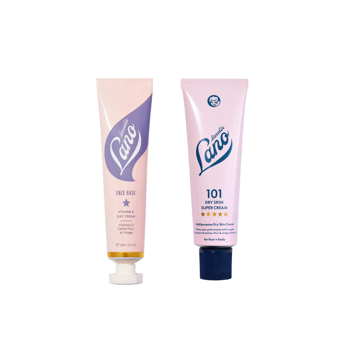 Lanolips Daily Barrier Duo 101 Dry Skin Super Cream Face - Lanolips Official Imagery - 2