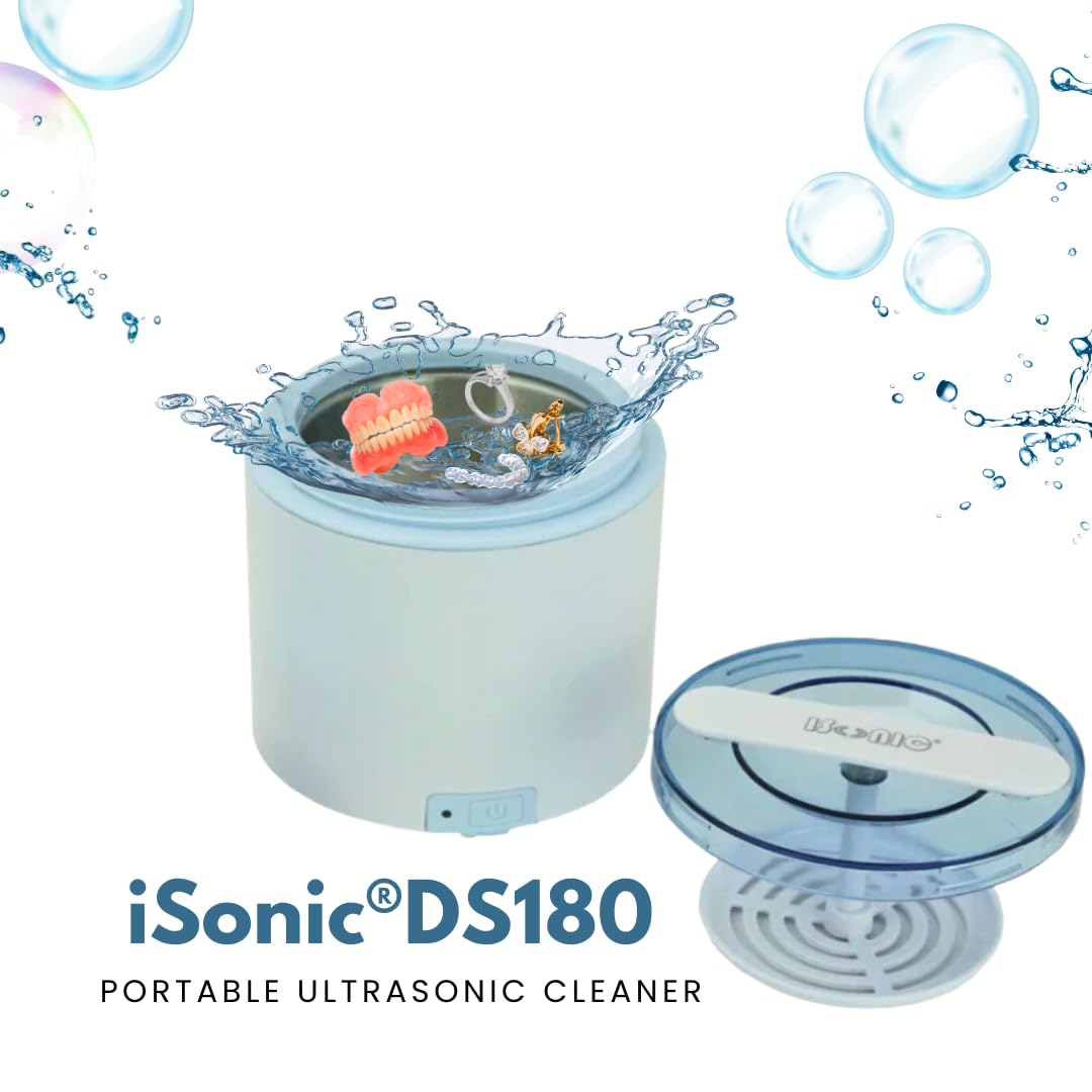 iSonic DS180 Portable Ultrasonic Denture Retainer Cleaner - iSonic Official Imagery - 3