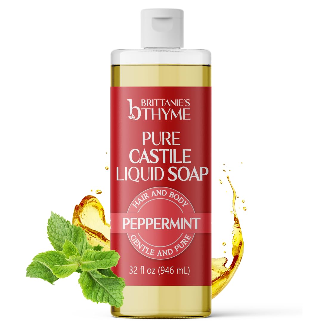 Brittanie s Pure Organic Castile Liquid Soap Refill - Brittanie's Thyme Official Imagery - 4
