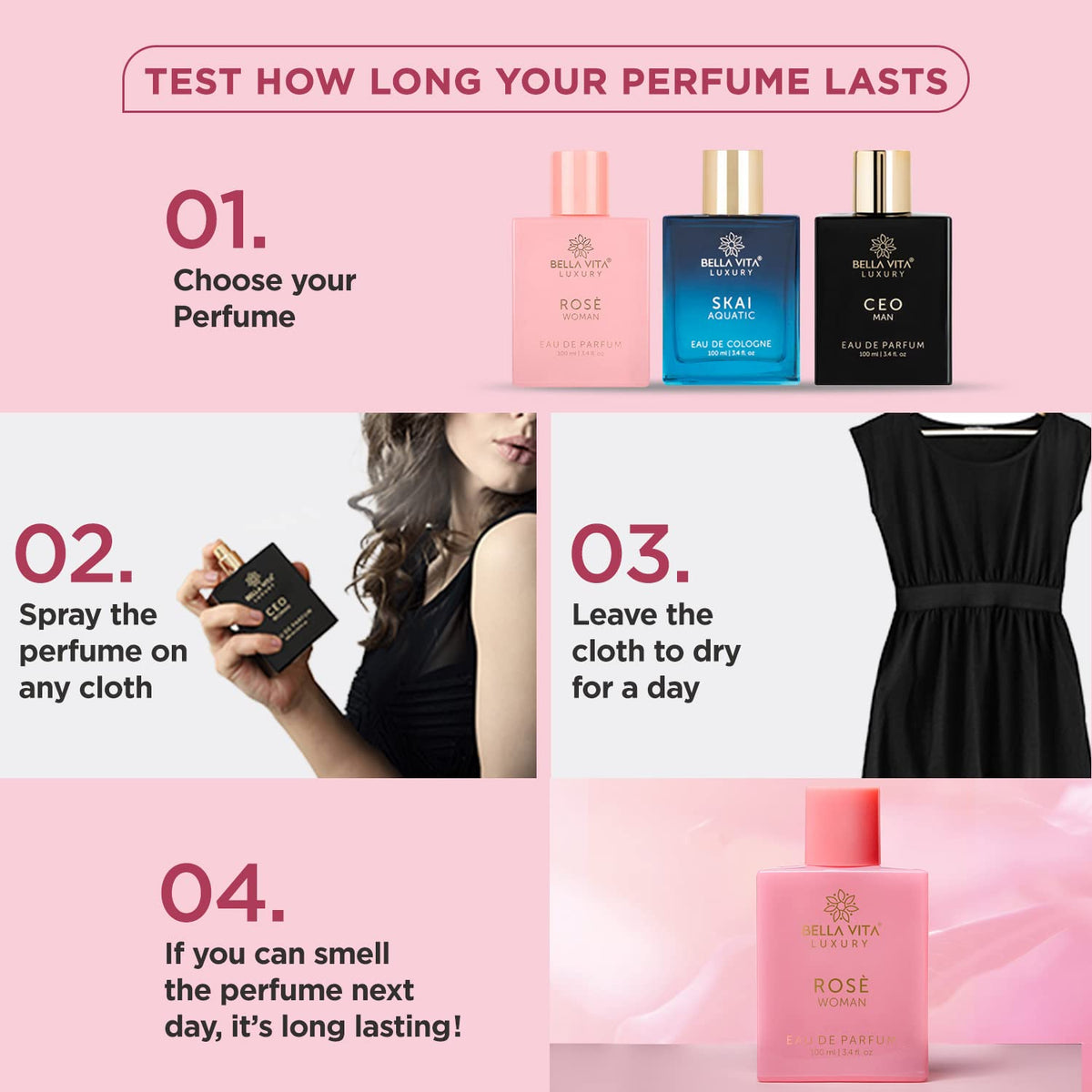 Bella Vita Luxury – Eau de Parfum on display