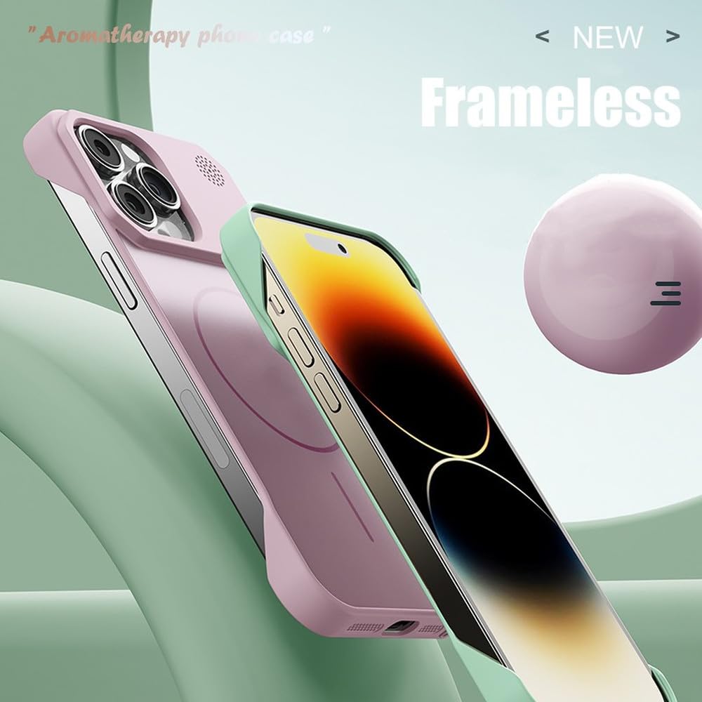 for Frameless Fragrance Case for iPhone 16 15 14 Plus 13 12 - QJJFVMF Official Imagery - 4