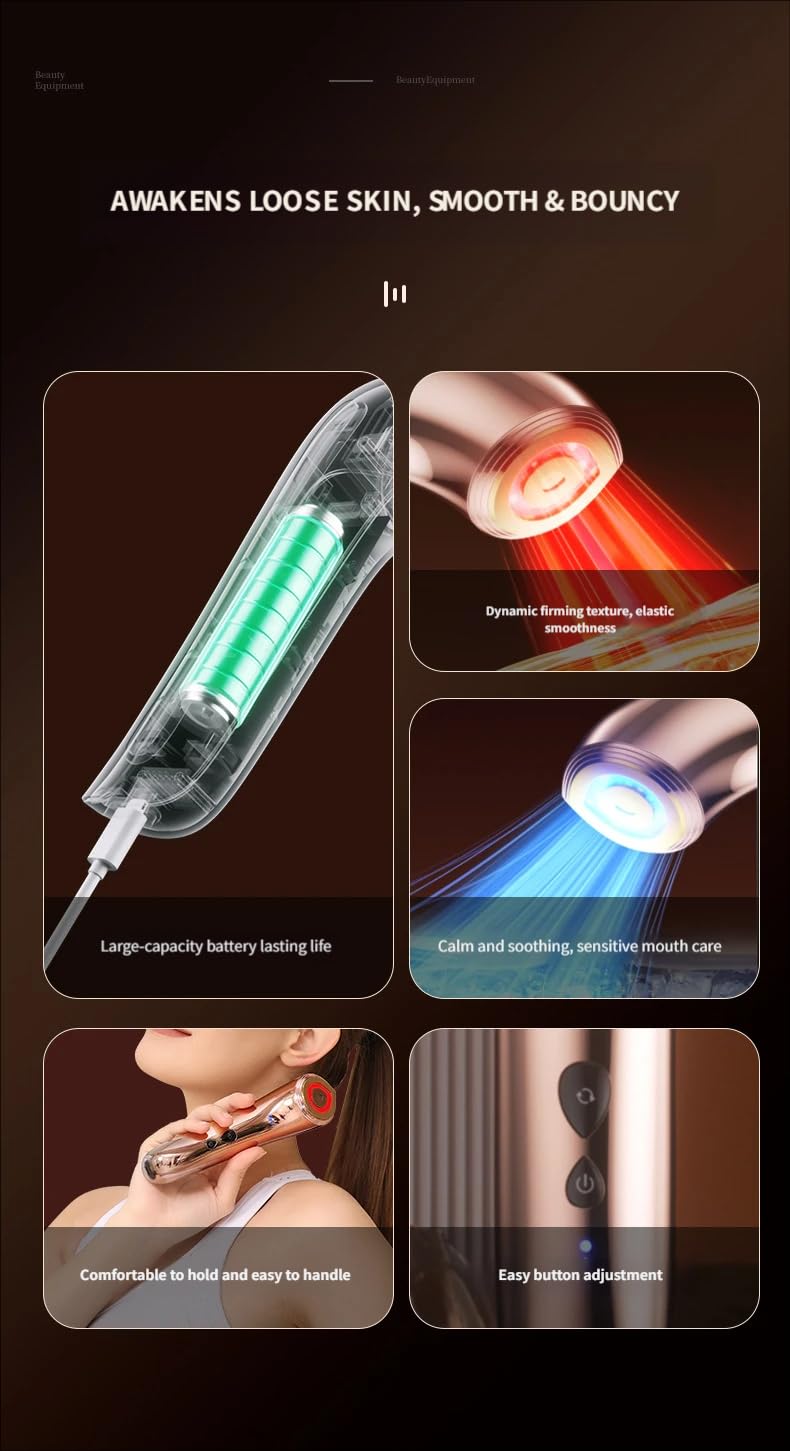 Multi Mode Facial Massager Skin Rejuvenation Anti Aging - Premium Selection Official Imagery - 4